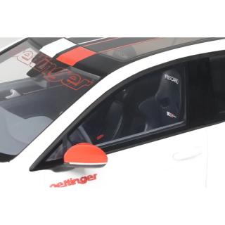 VOLKSWAGEN VW GOLF VII GTI OETTINGER PURE WHITE 2019 \"Project Cars\" OttO mobile 1:18 Resinemodell (Türen, Motorhaube... nicht zu öffnen!)